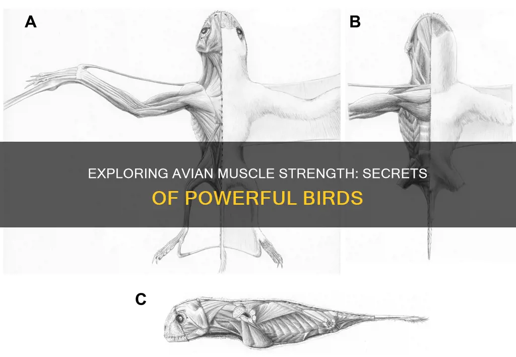 do birds have strong muscles