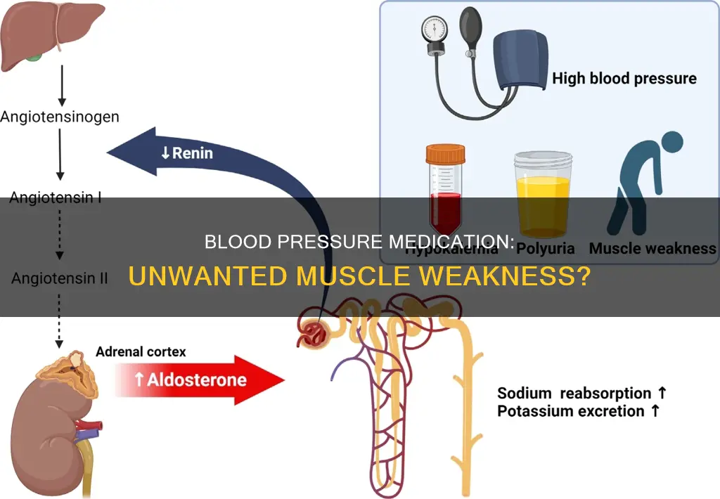 do blood pressure meds cause muscle weakness