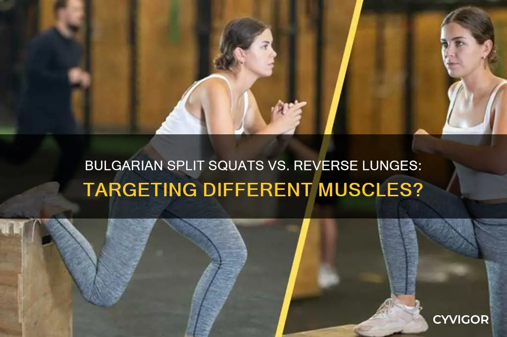 do bulgarain split squats and reverse lunges work different muscles