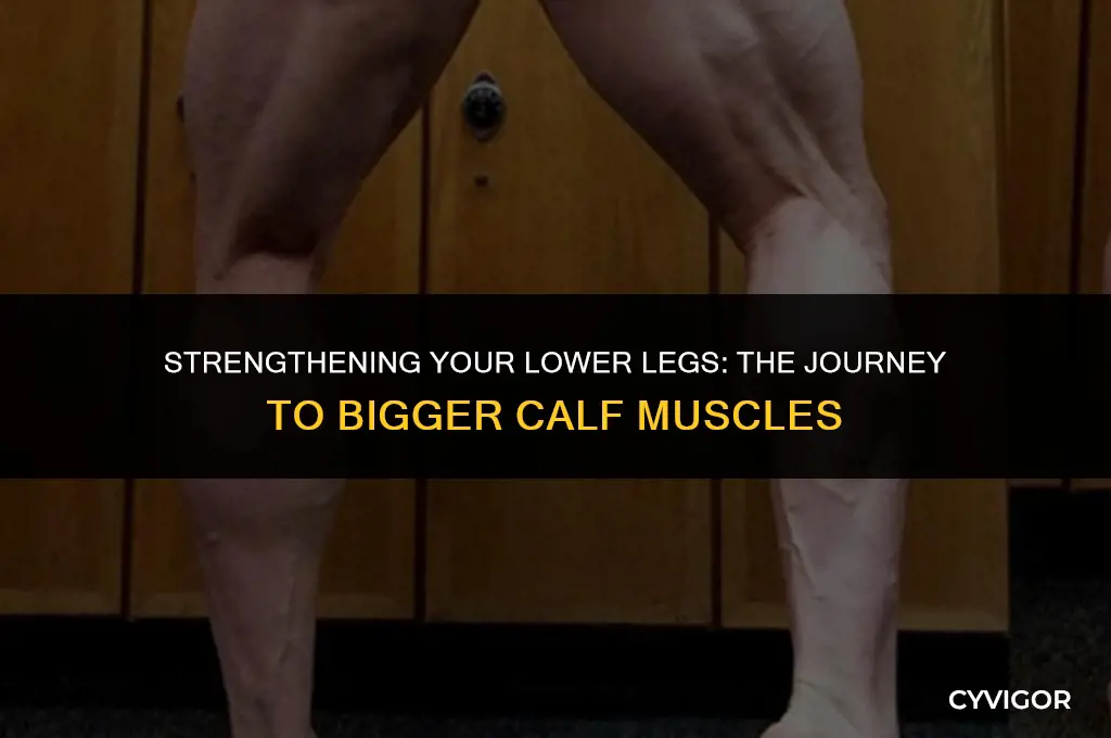 do calf muscles get bigger