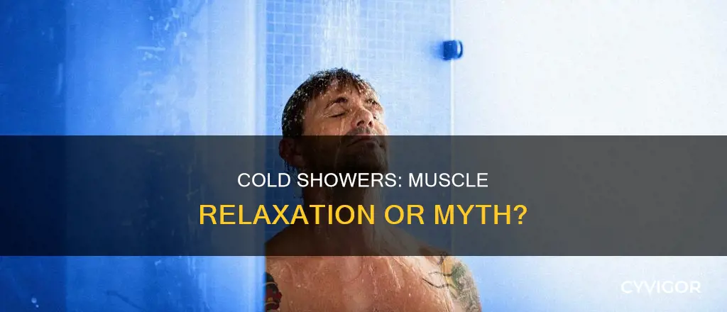 do cold showers loosen muscles
