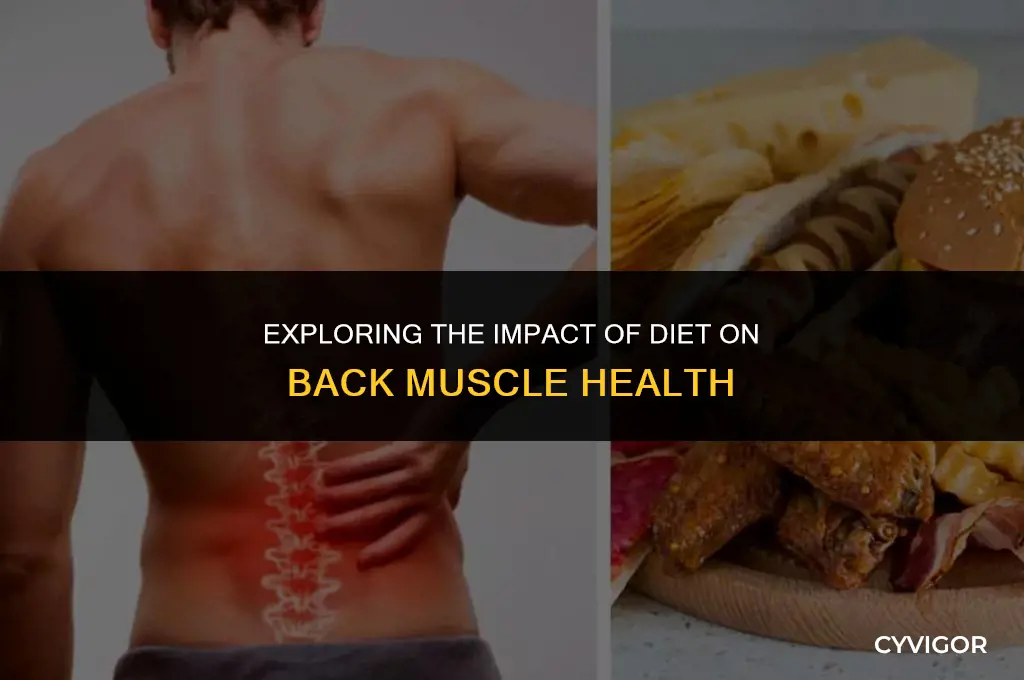 do diet changes affect your back muscles