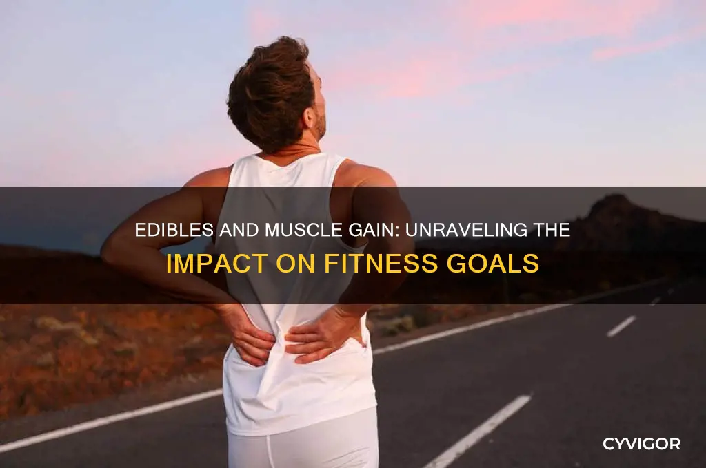 do edibles affect muscle gain