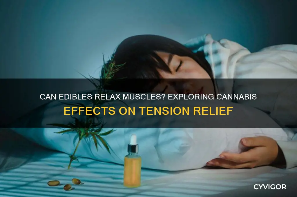 do edibles relax muscles