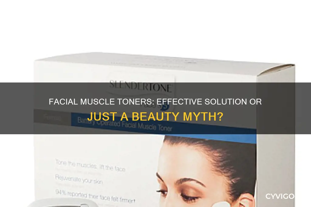 do facial muscle toners work