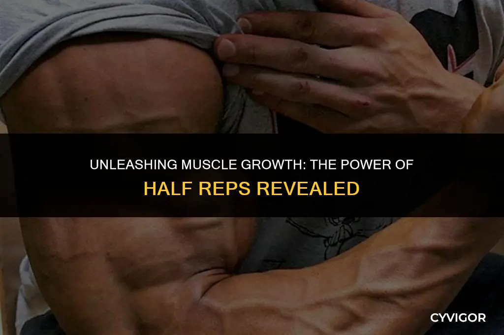do half reps build muscle