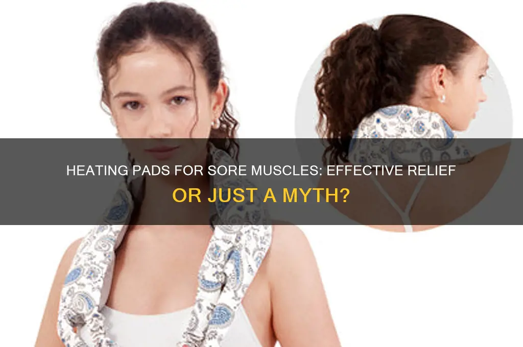 do heating pads work for sore muscles