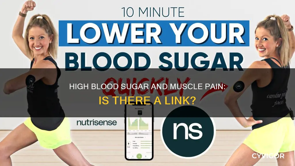 do high blood sugar cause muscle pain