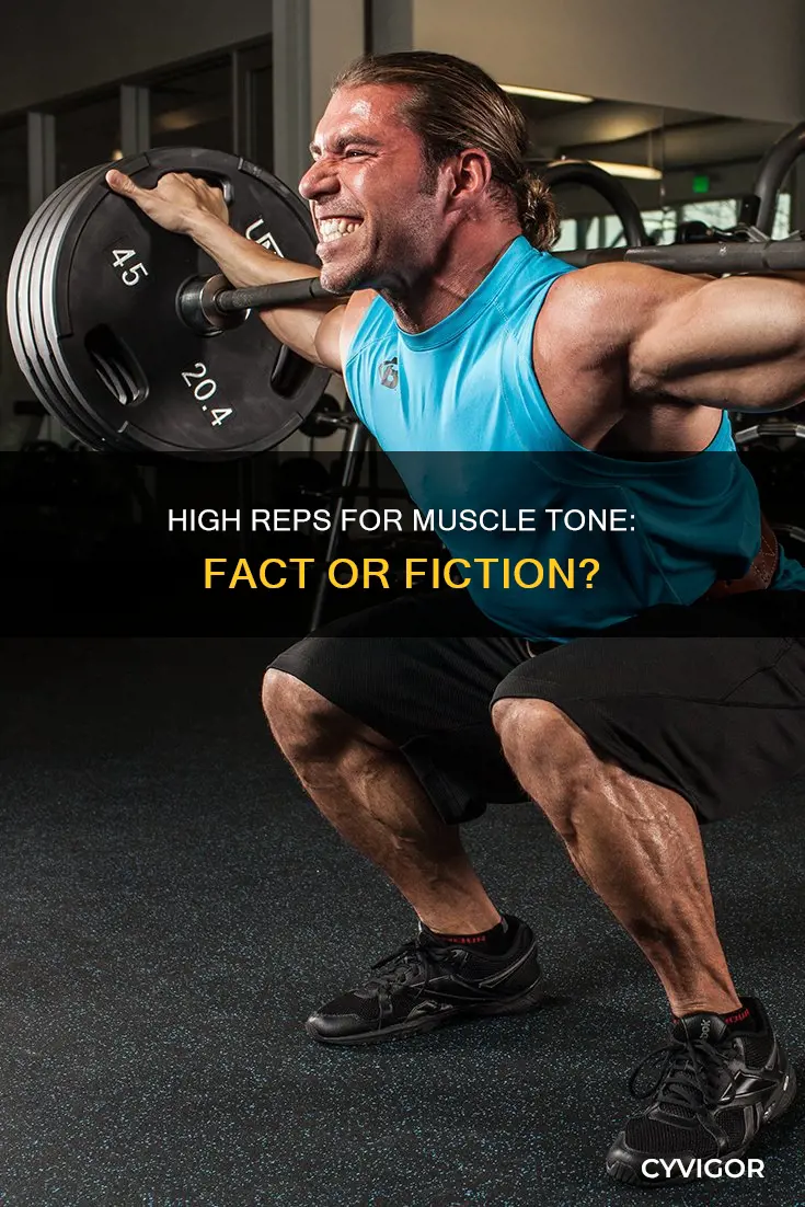 do high reps tone muscle