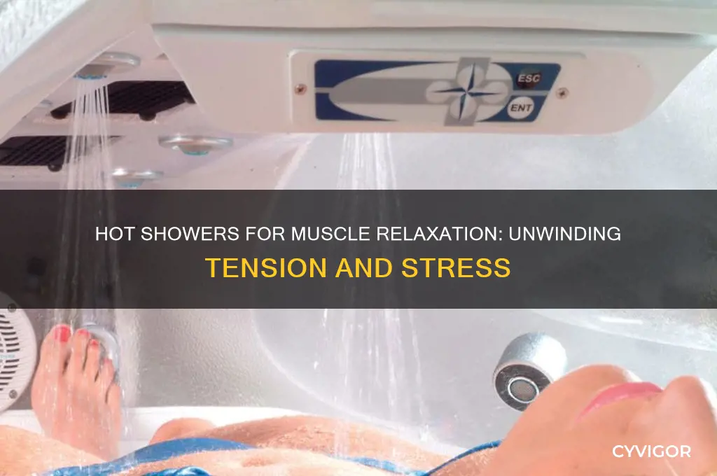 do hot showers relax muscles