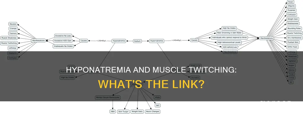 do hyponatremia cause muscle twitching