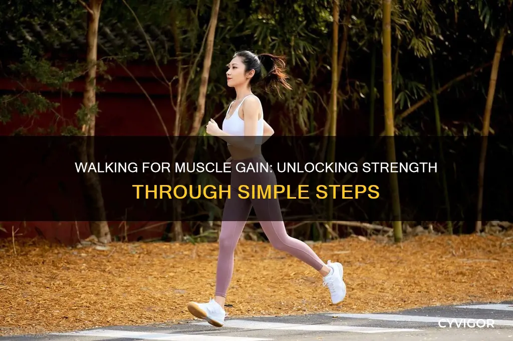 do i gain muscle by walking