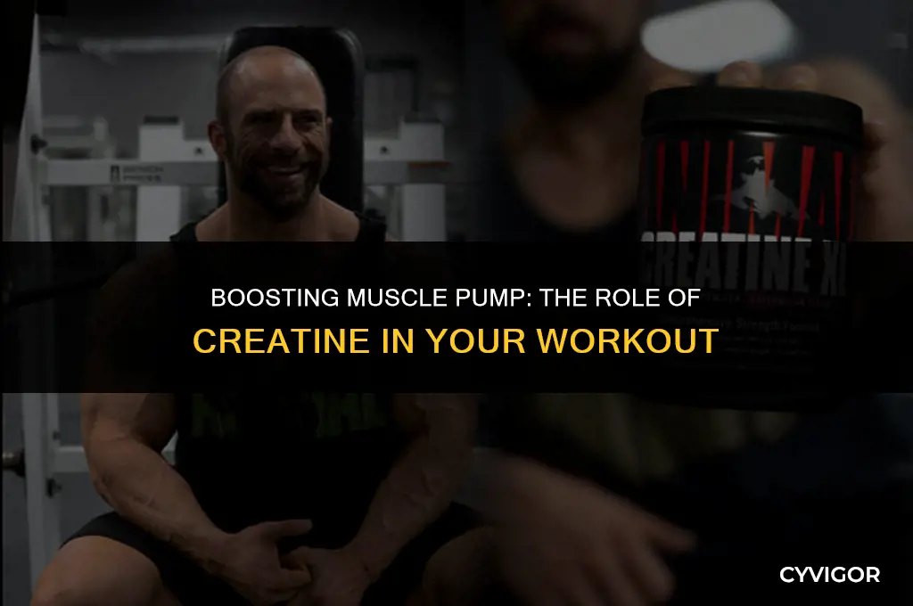 do i get muscle pump quicker with creatine