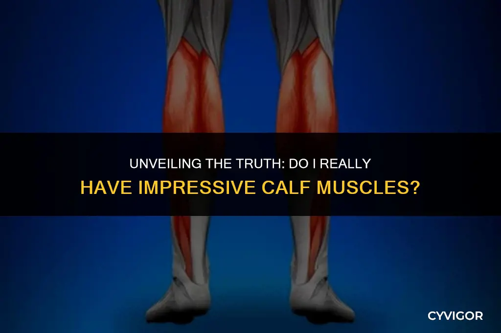 do i have a lot of calf muscles