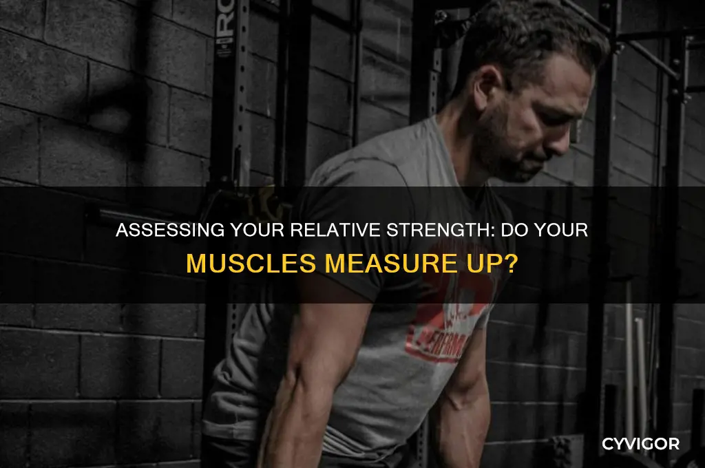 do i have good relative strength muscles