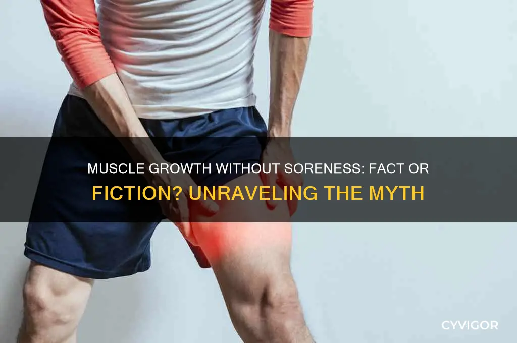 do i have to be sore to gain muscle