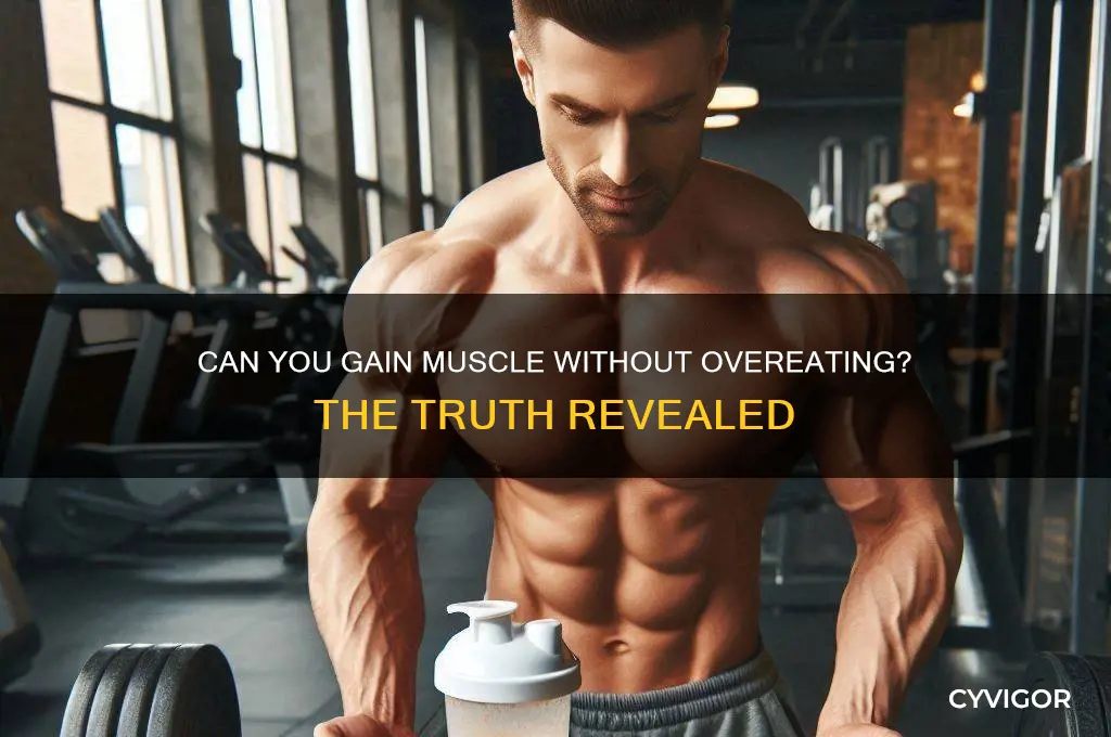 do i have to eat alot to gain muscle
