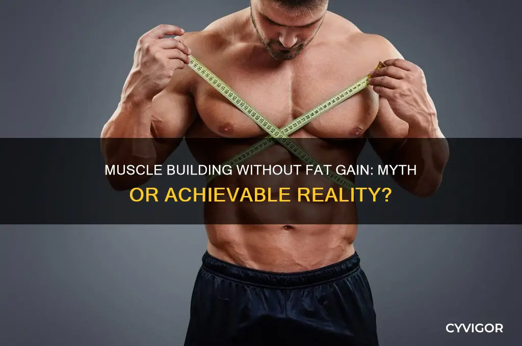 do i have to gain fat to build muscle