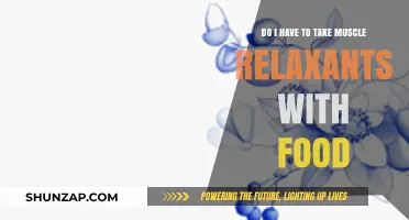 Should You Take Muscle Relaxants with Food? A Quick Guide