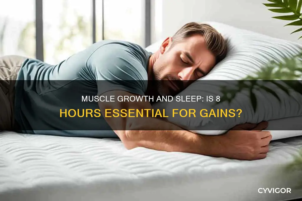 do i need 8 hours of sleep to gain muscle