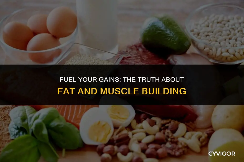 do i need fat to get muscles