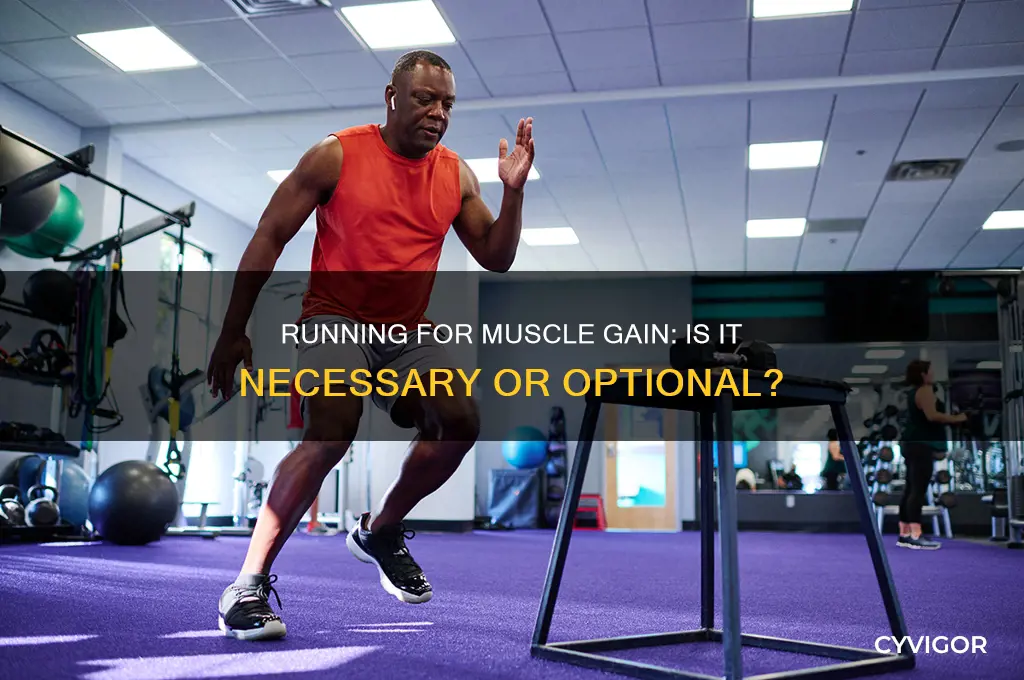 do i need to run to gain muscle