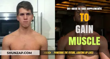 Muscle Gain Without Supplements: Are They Really Necessary?