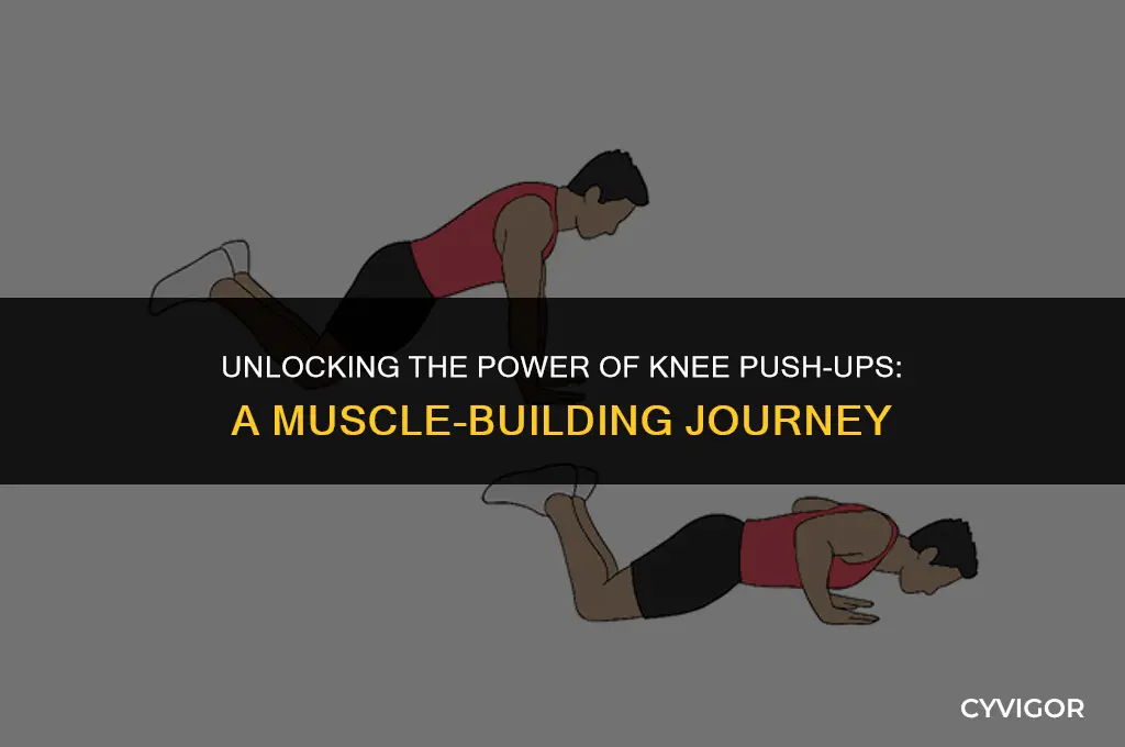 do knee push ups build muscle