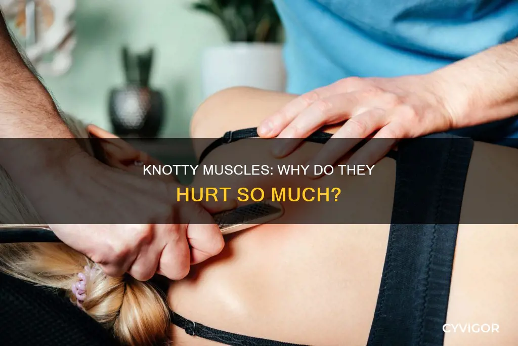 do knotted muscles cause pain afterwards