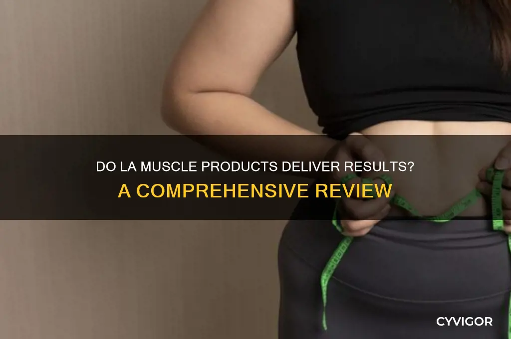 do la muscle products work
