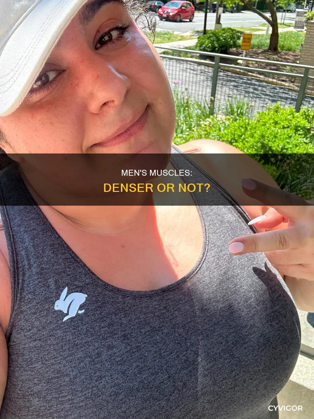 do men have denser muscles