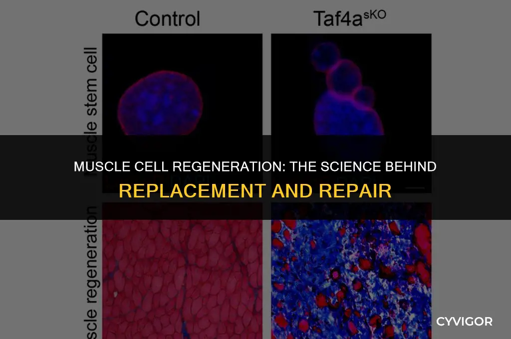 do muscle cells get replaced