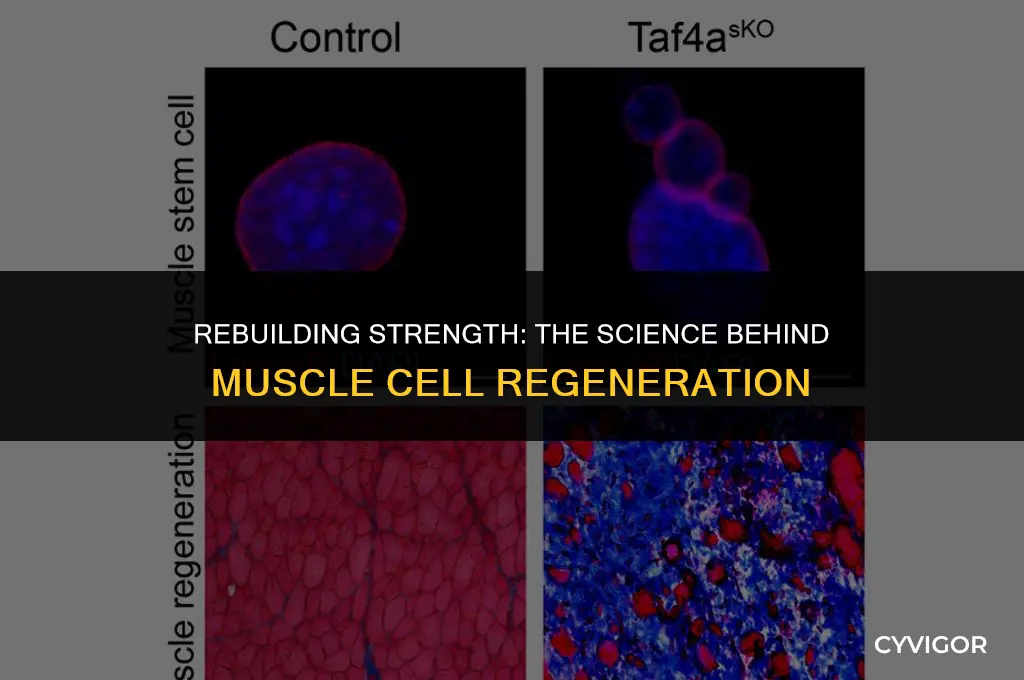 do muscle cells grow back