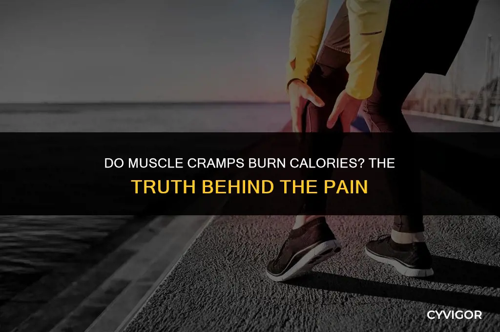 do muscle cramps burn calories
