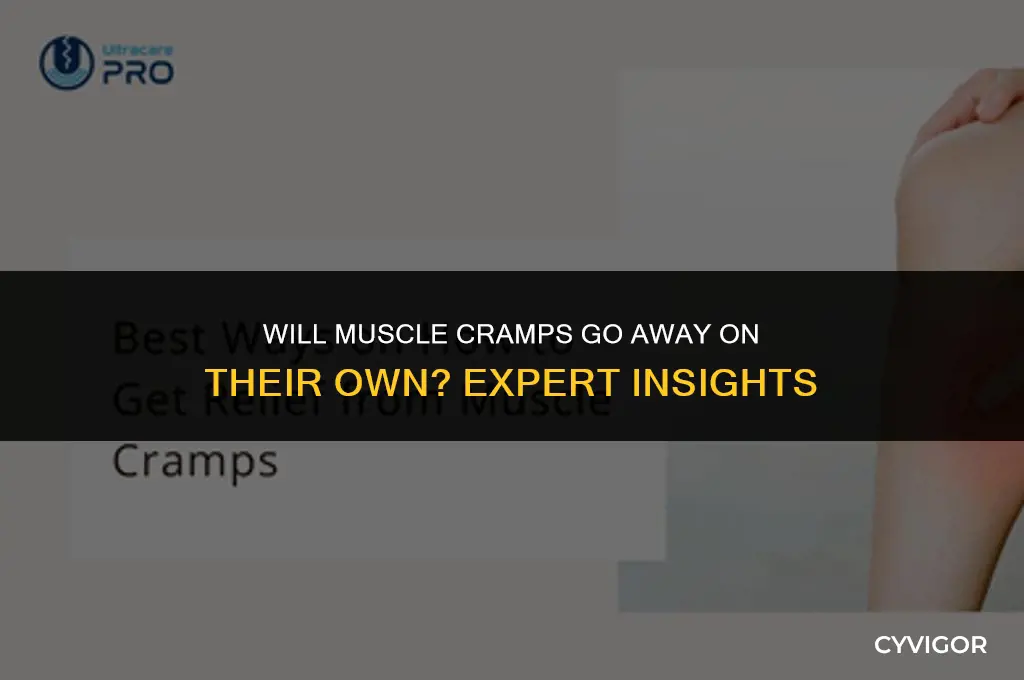 do muscle cramps go away