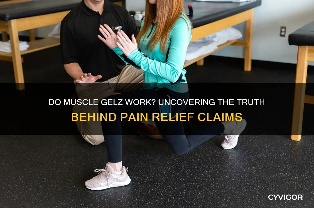 do muscle gelz work