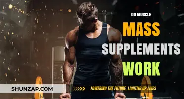 Do Muscle Mass Supplements Really Work? Unveiling the Truth