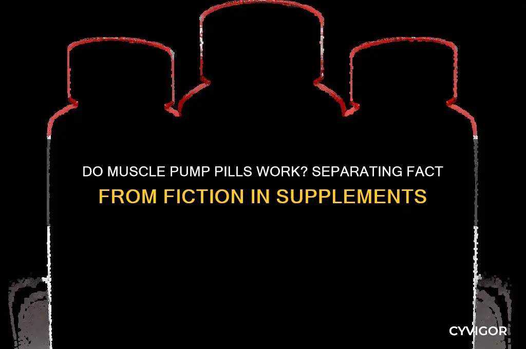 do muscle pump pills work