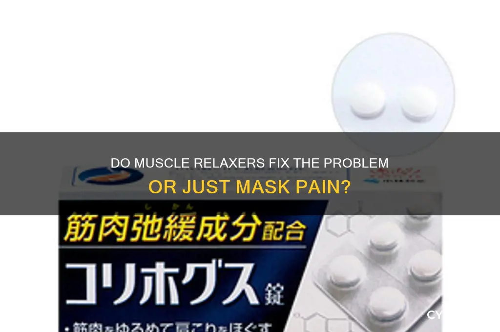 do muscle relaxers fix the problem
