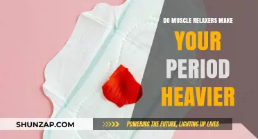 Muscle Relaxers and Menstrual Flow: Can They Impact Period Heaviness?