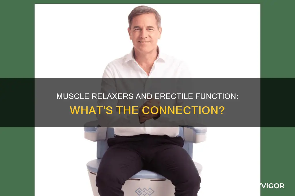 do muscle relaxers prevent boners