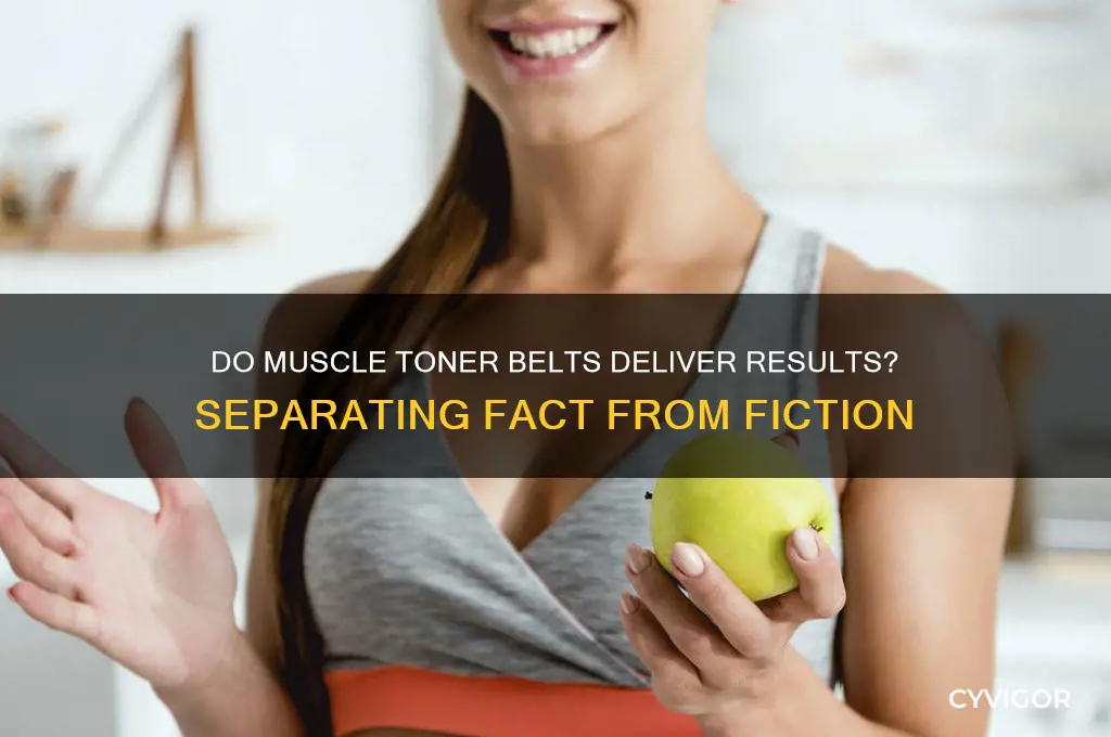 do muscle toner belts work