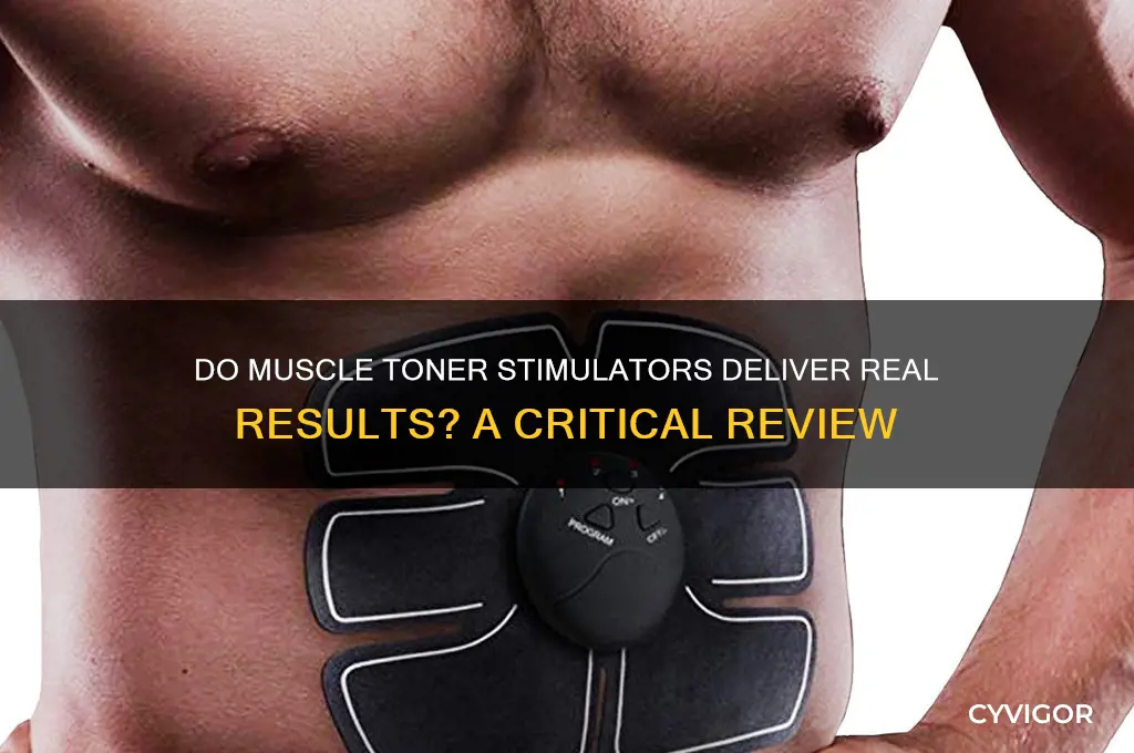 do muscle toner stimulators work