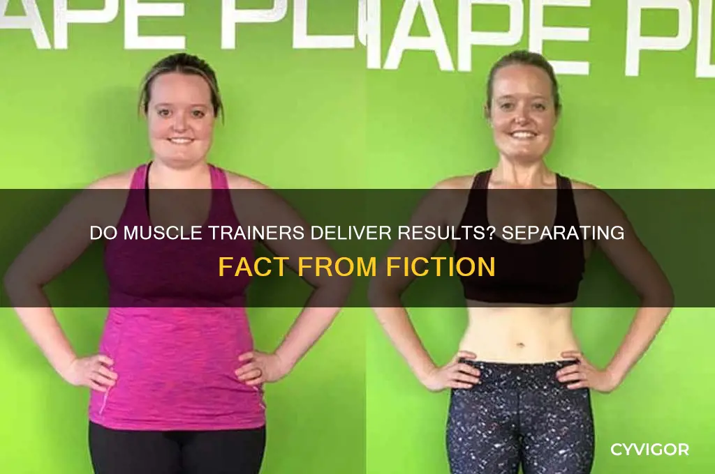 do muscle trainers actually work