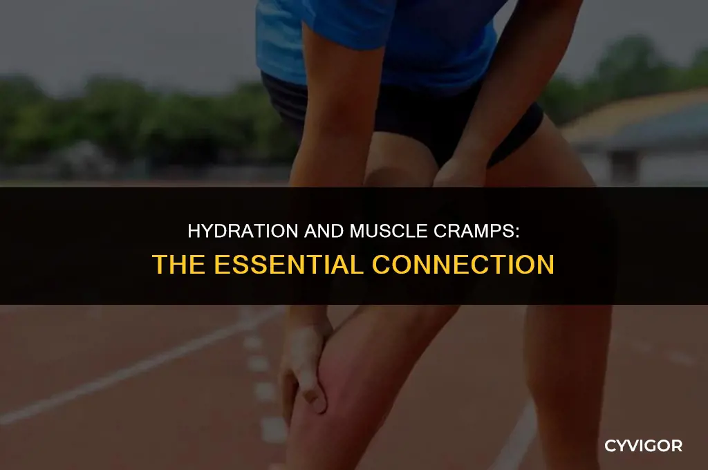 do muscles cramp from lack of waer