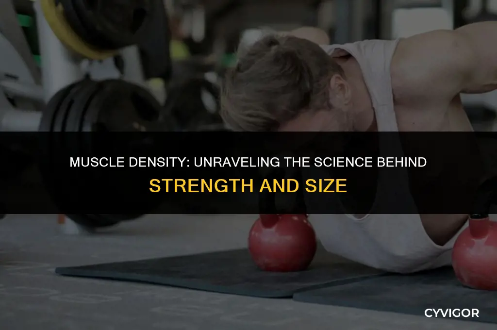 do muscles get denser