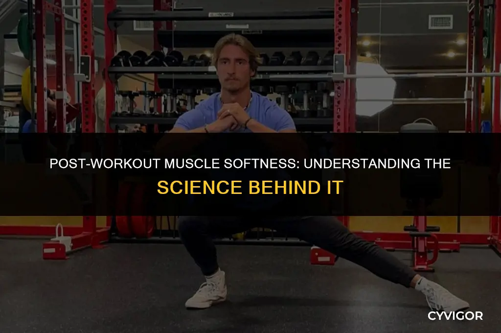 do muscles get soft after workout