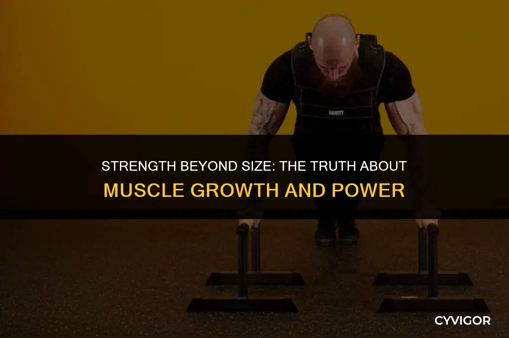do muscles get stronger even if they dont grow