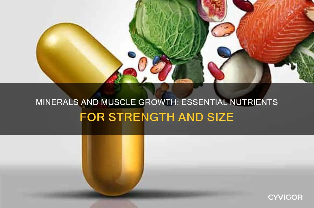 do muscles need minerals to grow