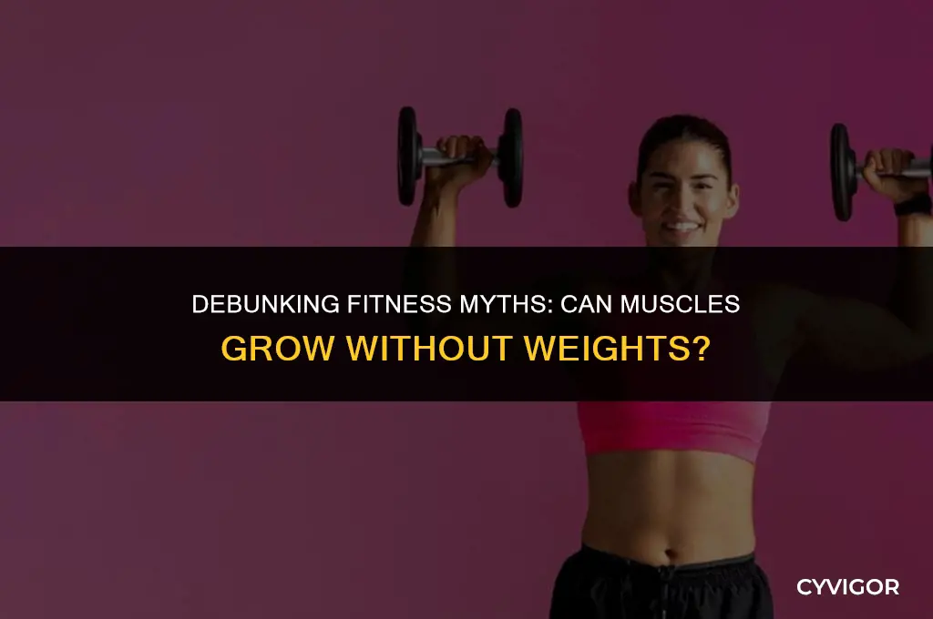 do muscles only get bigger with weights